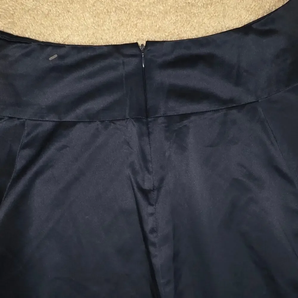 New York & Company Dark Blue A-Line Skirt